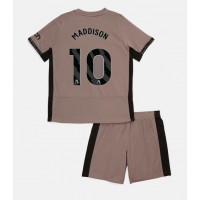 Fotbalové Dres Tottenham Hotspur James Maddison #10 Dětské Alternativní 2023-24 Krátký Rukáv (+ trenýrky)